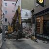 Bauschutt und Trümmer in der Blasiusgasse: Abriss der ehemaligen Marktbärbl