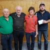 Schafkopfsieger (von links): Organisator Alfons Wolf/DJK, Robert Krauss, Georg Völker und Michael Kober.