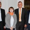Vorstand Horst Seufert, Giltraud Vogt, Prokurist Bernhard Back und Vorstand Michael Hein.