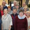 Der neue Diözesanvorstand des Katholischen Senioren-Forums im Bistum Würzburg. Vordere Reihe von links: Maria Hetterich, Renate Reinhard, Volkmar Franz, Anette Schäfer, Anna Krug und Margit Pfaff. Mittlere Reihe von links: Norbert Kraus, Gertrud Funke, Gisela Heimbeck und Edeltraud Firsching. Hintere Reihe von links: Wolf-Dieter Bogner, Richard Bahn und Pfarrer Franz Schmitt. Es fehlen Elisabeth Erdmann, Andrea Kober-Weikmann und Claudia Zinggl.