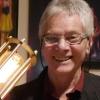 Herbert Götz bei einer Ausstellungseröffnung im Kolpinghotel im Jahr 2017.