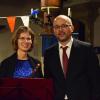 Astrid Eitschberger und Edwin Diele traten in der Marktbreiter Rathausdiele auf.