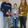 Erfolgreich beim Jura-Trial-Pokal: die Frammersbacher (von links) Maurice Schiller, Emilia Sauer und Nicole Schiller.