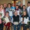 Die Geehrten (hinten von links): Elmar Walter, Rudolf Kuhn, Ansgar Willacker, Helmut Schmid, (Mitte von links) Jana Niedermeyer, Barbara Jüttner, Monika Förster, Brunhilde Lehmann und (vorne von links) Irmtraud Gropp, Rainer Kohlhaupt und Gerda Hartner.