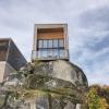 Ein-Zimmer-Hotel in Schweden auf dem Felsen. Ein-Zimmer-Hotel in Schweden auf dem Felsen.