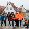 Abnahme der Baumaßnahme in der Astheimer Kartäuserstraße am Mittwoch mit (von links) Martin Barthelme (Bauleiter Hoch- und Tiefbau Müller), zweite Bürgermeisterin Gerlinde Martin, Bauamtsleiterin Ulla Gistel-Gareiß, Martin Wieland (Ingenieurbüro Röschert), Andreas Schneider (Straßenmeister des Landkreises), Ottmar Böhnlein (Bauamt), Kilian Philipp (Ingenieurbüro Röschert).