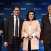 Die CSU-Mitglieder im Kabinett von Angela Merkel (von links): Entwicklungshilfeminister Gerd Müller, Verkehrsminister Andreas Scheuer, Digitalstaatsministerin Dorothee Bär und Innenminister Horst Seehofer.