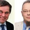 Franz-Josef Sauer (links) und Marc Schenk kandidieren für das Arnsteiner Bürgermeisteramt.