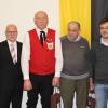 Beim Neujahrsempfang der Marktgemeinde Oberschwarzach wurden drei Bürger für besondere Leistungen geehrt: (von links) MdL Barbara Becker, Bürgermeister Manfred Schötz, Waldemar Fuß, Erich Müller, Christian Ruß und Landrat Florian Töpper.