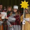 Überraschung beim Zellinger Neujahrsempfang: Die Sternsinger hatten doch einen kleinen Auftritt.