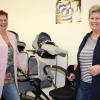 Die Steigner Babywelt schließt im Februar. Im Bild (von links) Mitarbeiterin Andrea Eckstädt und Inhaberin Anke Steigner.