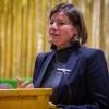 Manuela Rottmann wirbt für Europa. Manuela Rottmann wirbt für Europa.