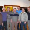 Seit 40 und 50 Jahren halten sie dem BC Aura die Treue: (Von links) Konrad Brasch, Karl Kreuzer, Wolfgang Blum, Harald Kreuzer, Roland Hofmann, Helmut Rützel und Ehrenamtsbeauftragter Albrecht Christ.