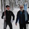 Willi Flegler und Helmut Allmann aus Wertheim nutzten am Donnerstag die derzeit gute Schneehöhe in der Umgebung der Bayerischen Schanz im Spessart zum Langlaufen. Willi Flegler und Helmut Allmann aus Wertheim nutzten am Donnerstag die derzeit gute Schneehöhe in der Umgebung der Bayerischen Schanz im Spessart zum Langlaufen.