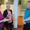 Verabschiedung des bisherigen Vorsitzenden Erik Schwarz. Von links: Cäcilia Günther, Ilse Wehrwein und Erik Schwarz. Verabschiedung des bisherigen Vorsitzenden Erik Schwarz. Von links: Cäcilia Günther, Ilse Wehrwein und Erik Schwarz.