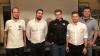 Die Vereinsführung von links Sebastian Schmitt (Schriftführer), Andreas Brand (Vorsitzender), Christian Horacek (Vorstand Jugend), Daniel Röhm (Vorstand Sport), Peter Lampatzer (Vorstand Liegenschaften).