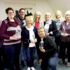 Bei der Jahreshauptversammlung des Musikvereins Karlburg standen auch Ehrungen auf der Tagesordnung. Im Bild Claudia Ehrenfels, Simone Ehrenfels, Leon Stahl, Petra Stahl, Sabine Schäfer, Horst Stahl, Karin Sponner, Michaela Stromenger, Sigrid Lang und Peter Strohmenger.