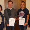 Dietmar Hesselbach und Markus Henneberger sind dem CSU-Ortsverband seit 20 Jahren treu. Das Bild zeigt (von links) die CSU-Listenkandidatin für die Europawahl Monika Vorndran, die Geehrten Dietmar Hesselbach und Markus Henneberger sowie die Ortsvorsitzende Birgit Erb.