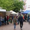 30 Jahre Grüner Markt in Marktheidenfeld, ausnahmsweise auf dem Bronnbacher Platz.