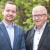Dominik Landeck (links) tritt die Nachfolge von Wolfgang Popp (rechts) an.