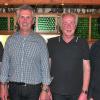 Auf dem Bild ist von links die engere Führungsriege der Steinsfelder CSU mit Schriftführer Frank Tempel, Vorsitzenden Wolfgang Thein, Kassier Otmar Werner und dem stellvertretenden Vorsitzenden Manfred Wolff.