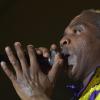 "Wir glauben an Martin Luther King, an Patrice Lumumba, an Malcom X.": Femi Kuti (hier bei einem Auftritt in Abidjan) verbindet Musik und politische Botschaft.