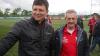 Stille Freude: Aubstadts Trainer Josef Francic und der TSV-Vorsitzende Herbert Köhler. Stille Freude: Aubstadts Trainer Josef Francic und der TSV-Vorsitzende Herbert Köhler.