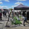 Probefahrten ohne Ende. Die Fahrradhändler freuten sich bei der Fahrzeugschau über das große Interesse an Elektrofahrrädern. Probefahrten ohne Ende. Die Fahrradhändler freuten sich bei der Fahrzeugschau über das große Interesse an Elektrofahrrädern.