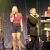 Die Show zum Muttertag gab es am Sonntag in der Grafenrheinfelder Kulturhalle von Schlagersängerin Stefanie Hertel und ihren Gästen von links: Christian Lais, vater Eberhard Hertel und Ehemann Lanny Lanner.