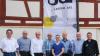 Gratulanten zum 40. Geburtstag des JUZ in Hofheim: Carsten Stark (von links) vom Kreisjugendring, Bürgermeister Wolfgang Borst, Landrat Wilhelm Schneider, Günther Geiling (früherer JUZ-Vorsitzender und Ehrenmitglied), Markus Ott (stellvertretender JUZ-Vorsitzender), die JUZ-Ehrenmitglieder Werner Mock und Andreas Schmitt und der JUZ-Vorsitzende Daniel Fischer.