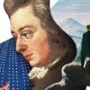 Ausschnitt aus dem Mozartfest-Logo 2019. Es findet vom 24. Mai bis 23. Juni statt und geht der Frage nach: Mozart, ein Romantiker?