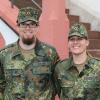 Martin Ruland und Meike Weber sehen eine sehr gute berufliche Zukunft beim zivilen Dienst der Bundeswehr.