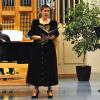 Marie Iguchi (Sopran) trug "Höchster, was ich habe", aus der Bachkantate "Brich dem Hungrigen dein Brot" vor. Begleitet wurde sie von Ramona Röder (Querflöte) und Dozent Wolfram Bieber (Orgel).