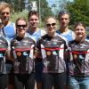 Die Triathleten des SV Würzburg 05 sind in die neue Saison gestartet: (von links) Sarah Karollus, Carl Sommer, Anika Oberbüchler, Jonas Kreckel, Johanna Lotz, Leonhard Lukoschek, Alena Kolb und Markus Klinder.