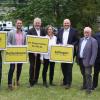 Der SPD-Ortsverein Zellingen nominierte Jürgen Keller einstimmig als Bürgermeisterkandidat. Bei der Präsentation (von links): Bürgermeister Christian Holzemer aus Frammersbach, Dieter Reuchlein, Sven Gottschalk, Jürgen Keller mit Ehefrau Doris Gierlich, Bundestagsabgeordneter Bernd Rützel, Christopher Amthor, Werner Küffner und Gemeinderat Matthias Günther.