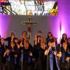 Brücken zwischen den Menschen geschlagen: Der Gospelchor "Bridge to a Prayer" gab in Christkönig sein letztes Konzert.