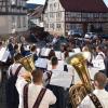 Dirigiert von Martin Klüber glänzten die Musiker der großen Kapelle des Musikvereins Fladungen mit ihrem Können und ihrer Freude an der Musik.