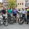 Sie wollen Radfahrern die Schönheiten der Region zeigen: (von links) Klaus Schemmerling, Ralf Diepholtz, Reinhold Spee, Christof Liebst, Winfried Streit, Andreas Schubert und Marco Reisner. Die Rad-Touren-Guides der Vhs Rhön und Grabfeld bieten insgesamt 13 geführte Touren an. Im Bild fehlt Dietrich Steube.