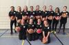 Die erfolgreichen TVM-Mädels: (hinten von links) Alice Ibeh, Tiffany Sämann (U 16), Hanna Scheiner, Du Jiaxin, Stefanie Baumann, Charlotte Soth, Luisa Ruck, Hniyeh Tajik, Emma Gregor. (vorne von links) Laura Endres, Vanessa Gorr, Elena Jvanov, Linda Kerber.