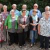 Der Geburtsjahrgang 1943/44 aus Sylbach, Unterhohenried und Oberhohenried traf sich am vergangenenen Samstag zu einem Klassentreffen. Nach einem ökumenischen Gottesdienst mit dem evangelischen Pfarrer Bodo Bergk (Vierter von links) und dem katholischen Wortgottesdienstleiter Michael Bock (rechts) in der katholischen Kirche in Unterhohenried ging es auf den Friedhof, um den bereits verstorbenen Klassenkameraden zu gedenken. Später stand eine Besichtigung der Haßfurter Kläranlage auf dem Programm und beim gemütlichen Beisammensein am Abend wurden alte Erinnerungen ausgetauscht. Ingrid Dünninger (Dritte von rechts) organisierte das Treffen, wofür ihr alle Teilnehmer sehr dankbar waren .  (cl)