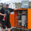 Benjamin Zahn ist Technik-Chef und Hausmeister beim U&D-Festival, das am Donnerstag um 13 Uhr beginnt.
