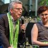 Lebhafte Debatten um Integration und Fremdenfeindlichkeit auf dem Evangelischen Kirchentag in Dortmund: Ex-CDU-Minister Thomas de Maiziere und Journalistin Ferda Ataman.