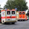 Nach einem Unfall mit heißem Wasser musste der Rettungsdienst ausrücken.