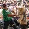 Freut sich über seinen ersten Meistertitel: Danny Mahr aus Sinntal (im Bild am Standing Block Chop) ist Deutschlands bester Sportholzfäller. Freut sich über seinen ersten Meistertitel: Danny Mahr aus Sinntal (im Bild am Standing Block Chop) ist Deutschlands bester Sportholzfäller.