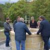 Viel Lob gab es für den Brunnenbau durch die Dorfgemeinschaft Birkenfeld. Nun soll der Brunnen noch ein Dach und eine Beleuchtung bekommen.