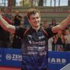 Kilian Ort (im Bild) besiegte in einem mitreißenden Match den Grünwettersbacher Wang Xi.