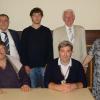 Erfolgreiche Schachspieler: (vorne von links.) Vladimir Epishin, Michael Frey, Barbara Niedermaier (hinten von links) Wolfgang Saftenberger, Johannes Helgert, Stadtrat Willi Dürrnagel.