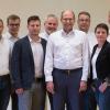 Die Stadtratskandidaten der CSU Mellrichstadt für die Kommunalwahl 2020. Im Bild fehlt Sabrina Sum-Dietz