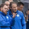 Die Entwicklungsrichtung stimmt, aber nicht die Punkte-Ausbeute: da sind sich die WFV-Trainer Berthold Göbel (rechts) und Marco Scheder (links) einig.