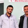 Cevat Keceli (links) und Vedat Karakoc bedauern, dass sich Halil Sanli aus Marktheidenfeld verabschiedet. 